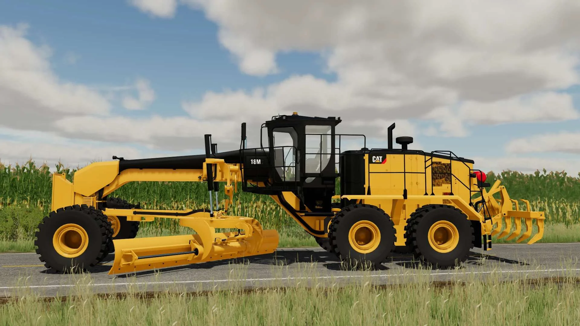 Caterpiller 18m3 v1.0 FS22 FS22 Mod Free Download
