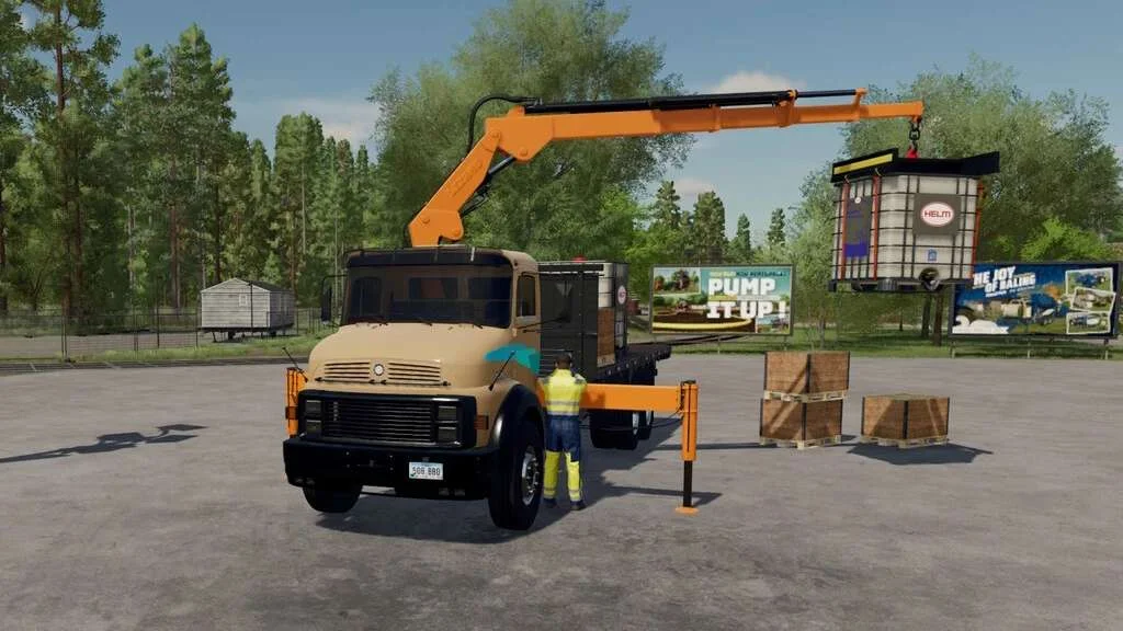 Crane Traverse V1.0 FS22 FS22 Mod Free Download