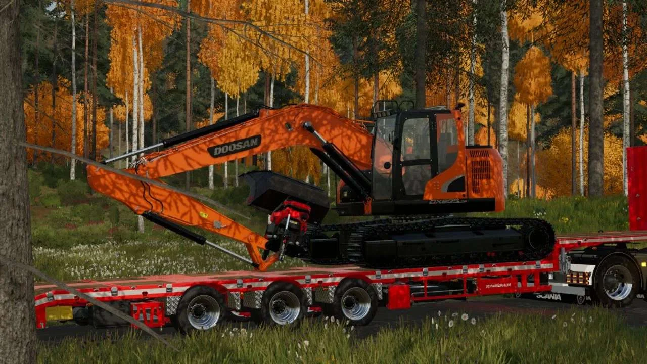Doosan 235LCR Edit + Rotortilt v1.0 FS22 FS22 Mod Free Download