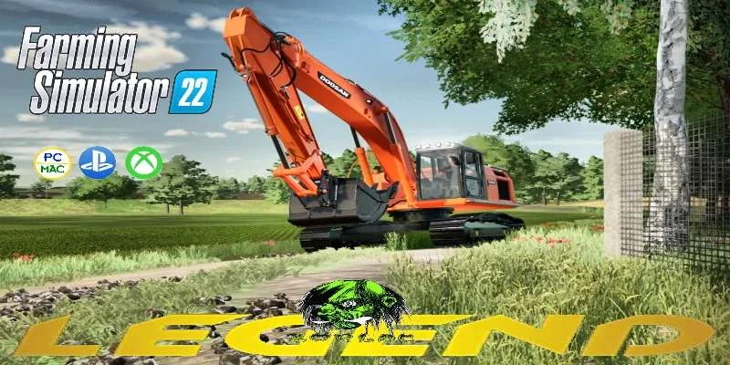 DOOSAN 350LC 7K v1.0 FS22 FS22 Mod Free Download