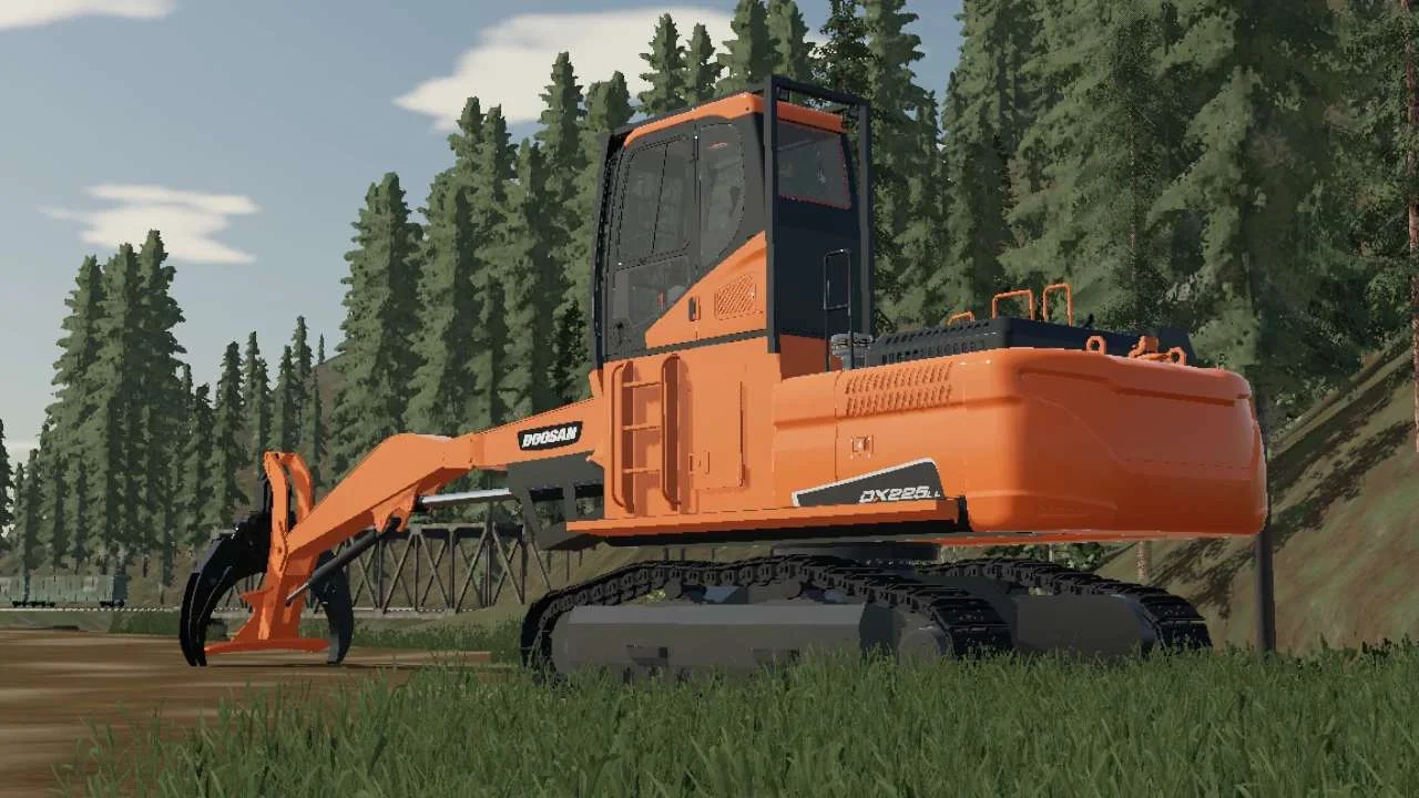Doosan DX225LL-5 Pack v1.0 FS22 FS22 Mod Free Download