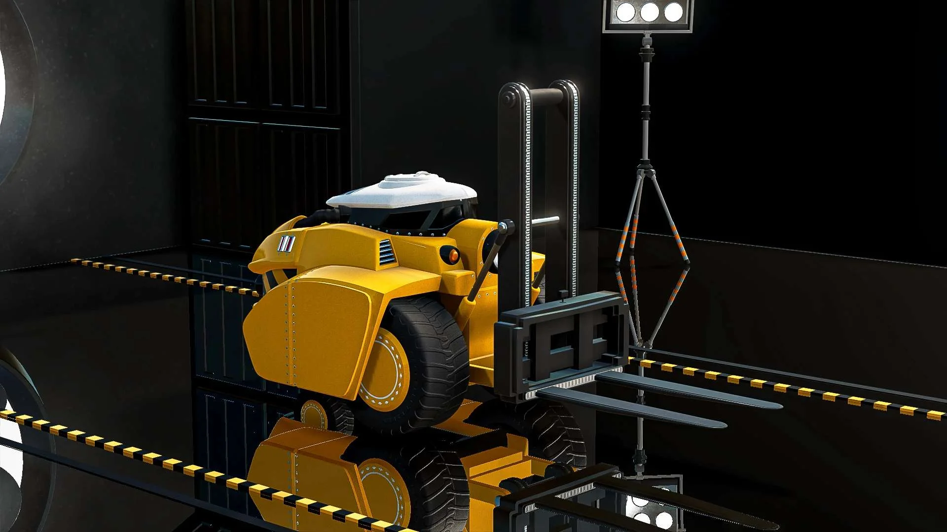 Electric Forklift V1.0 FS22 FS22 Mod Free Download