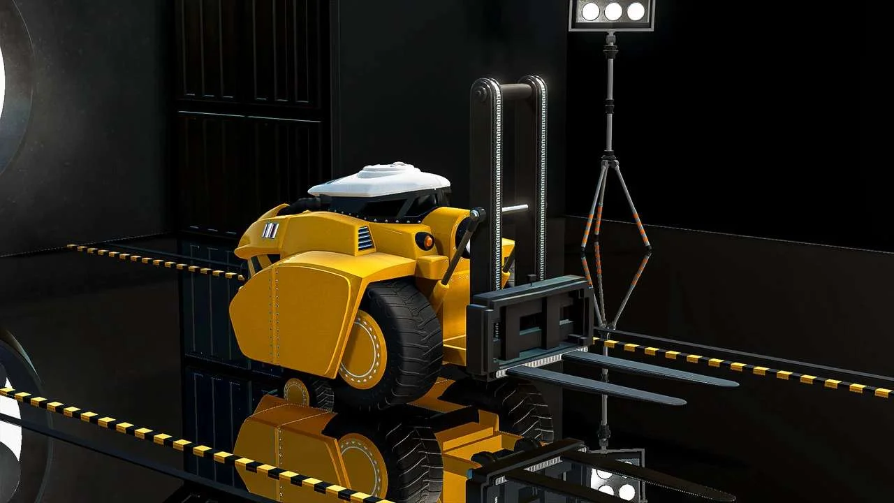 Electric Forklift V1.1 FS22 FS22 Mod Free Download