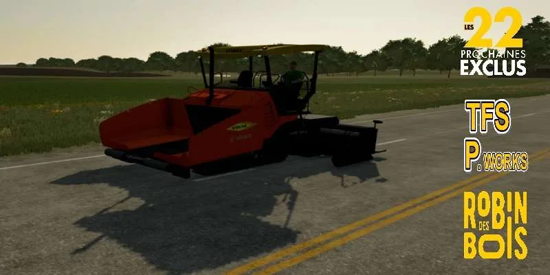 FINISHER VOGELE SUPER 1600 COLAS v1.0 FS22 FS22 Mod Free Download