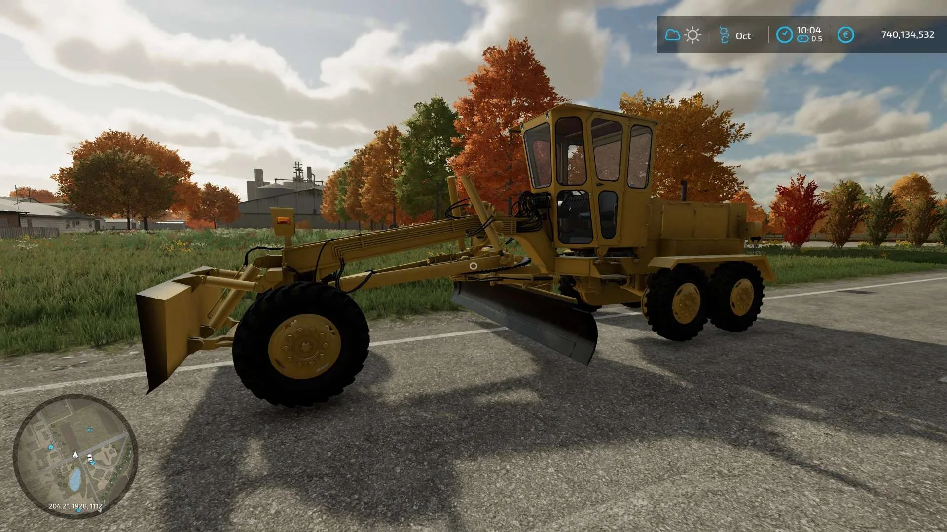 Grader DZ-143 v1.0 FS22 FS22 Mod Free Download