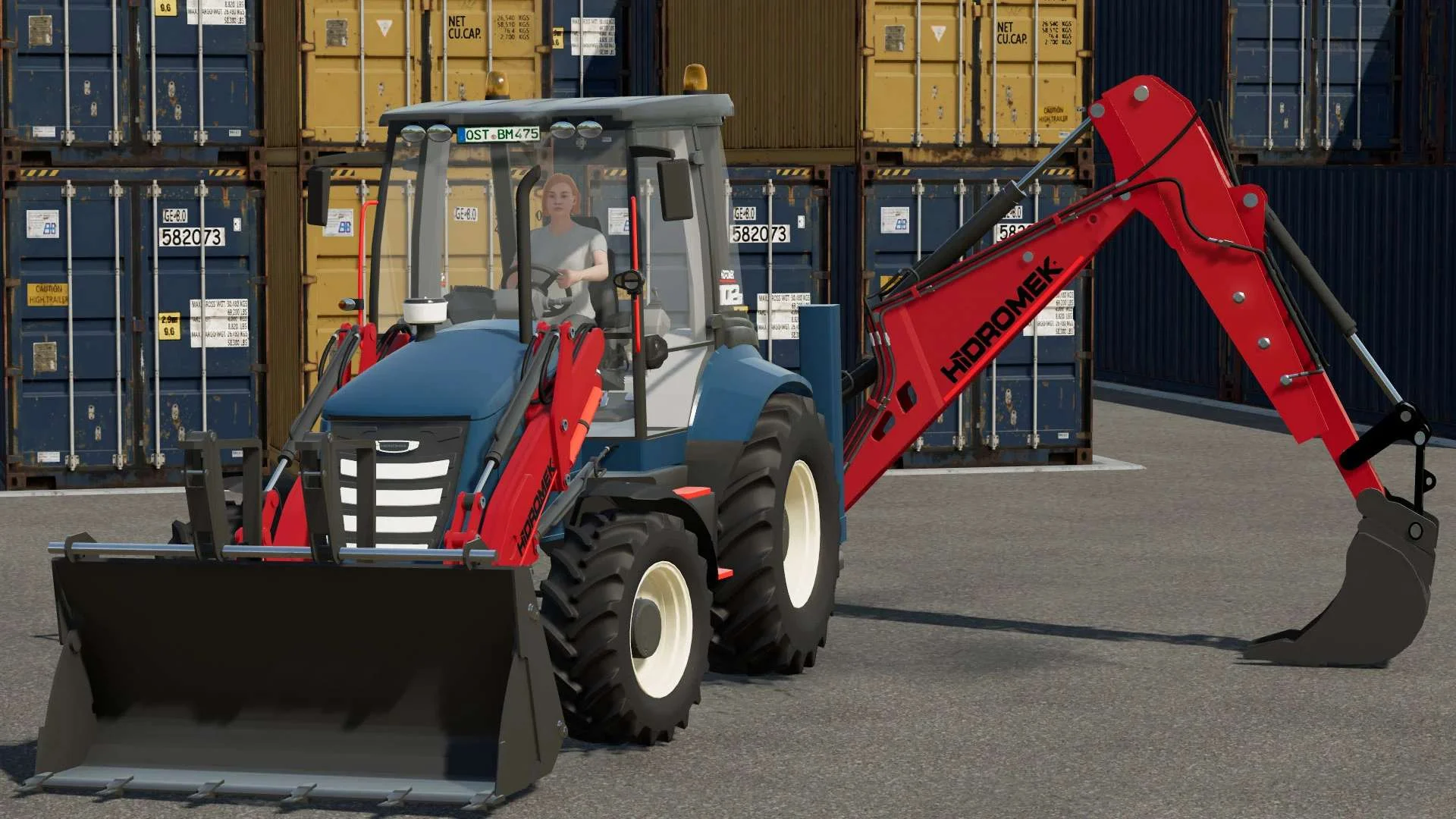 Hidromek Backhoe Loader v1.0 FS22 FS22 Mod Free Download
