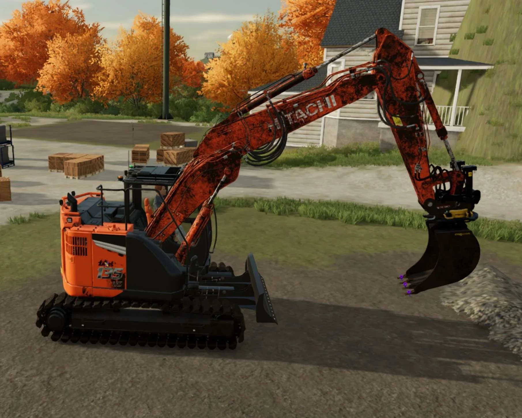 Hitachi 135 Head v1.0 FS22 FS22 Mod Free Download