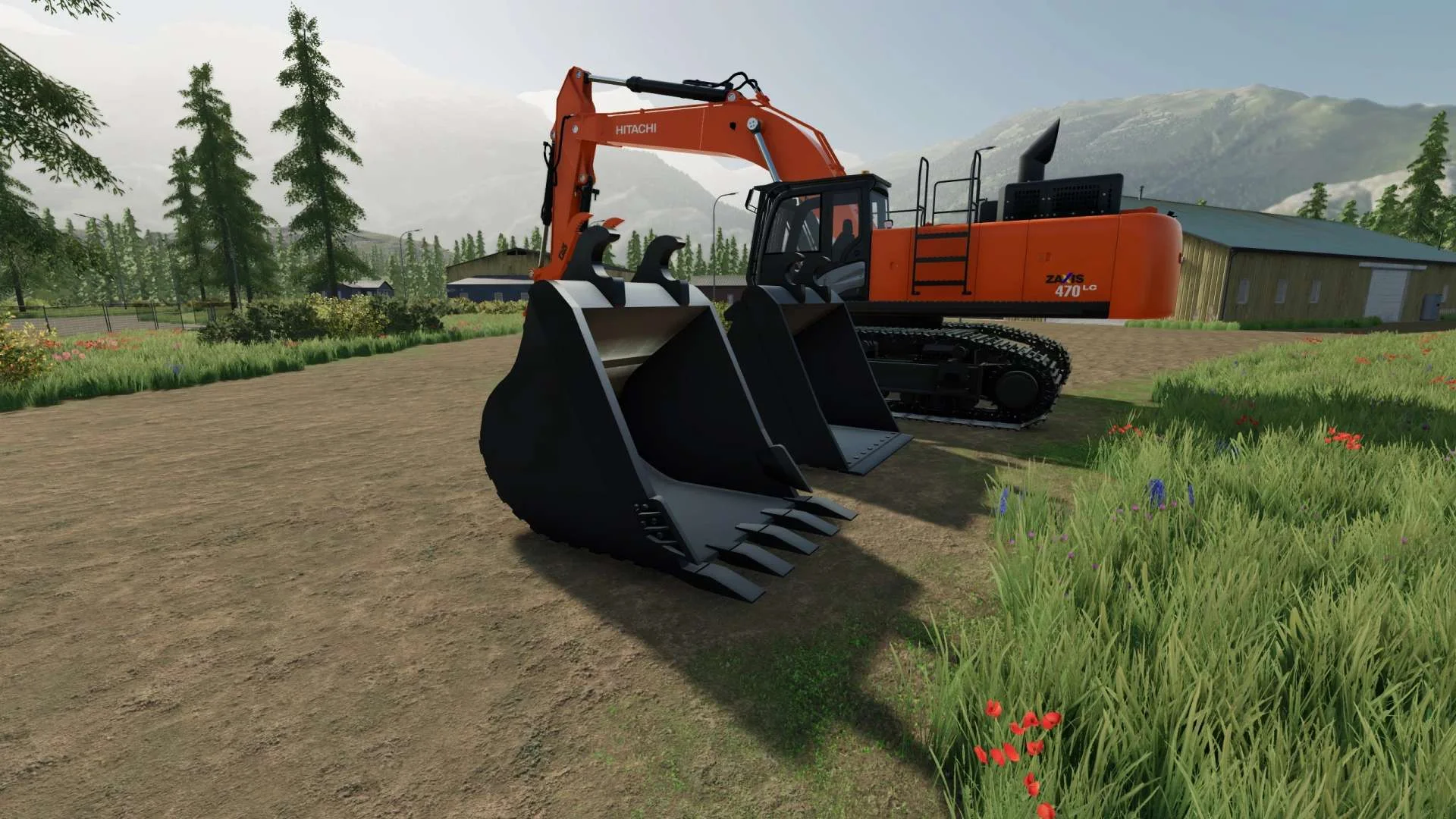 Hitachi 470LC v1.0 FS22 FS22 Mod Free Download