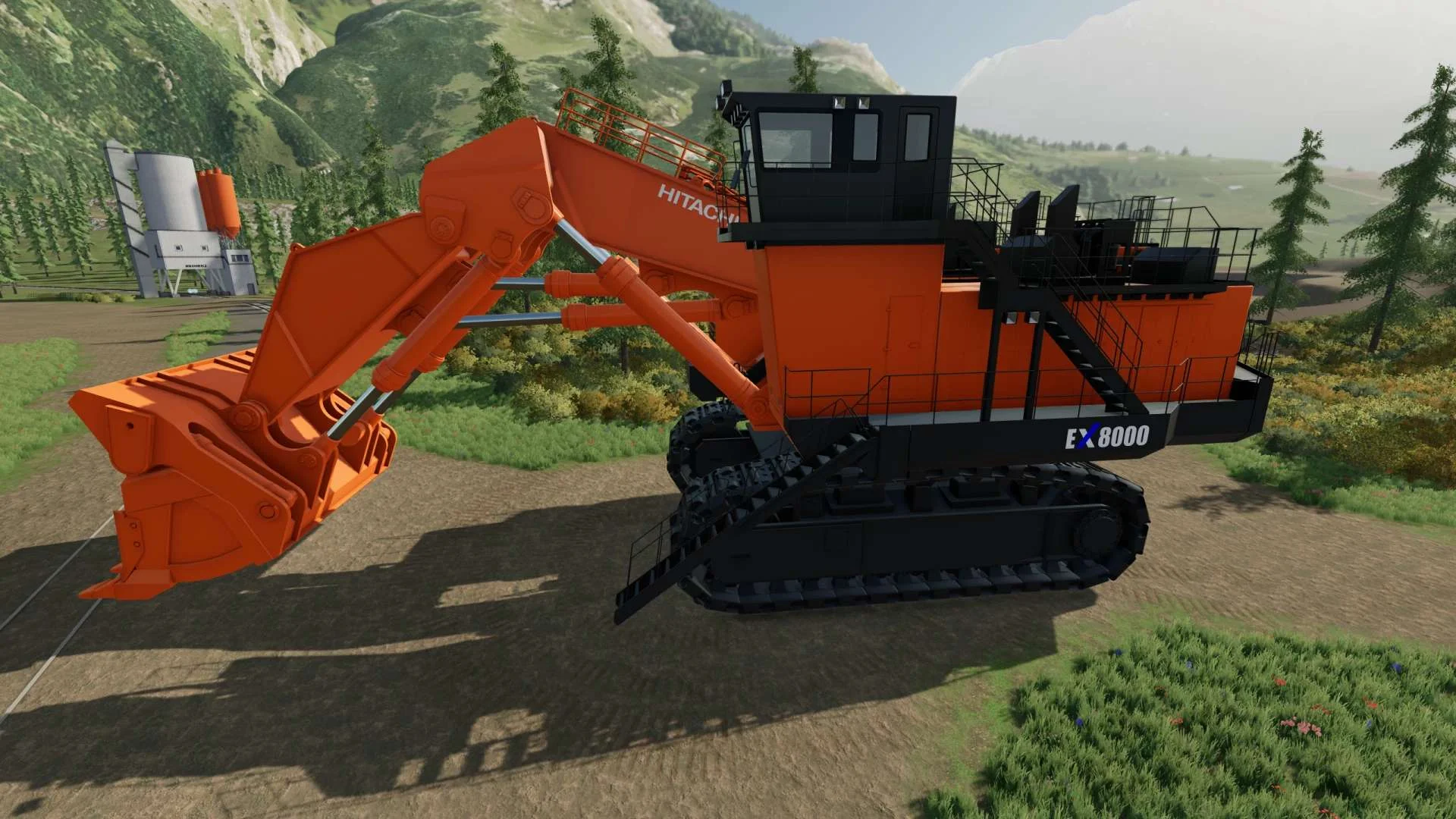 Hitachi 8000 EX v1.0 FS22 FS22 Mod Free Download