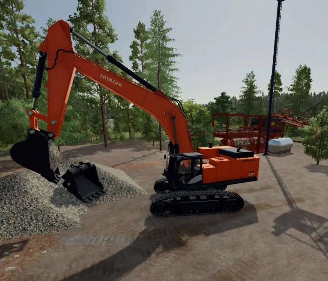 Hitachi 870 v2.0 FS22 FS22 Mod Free Download