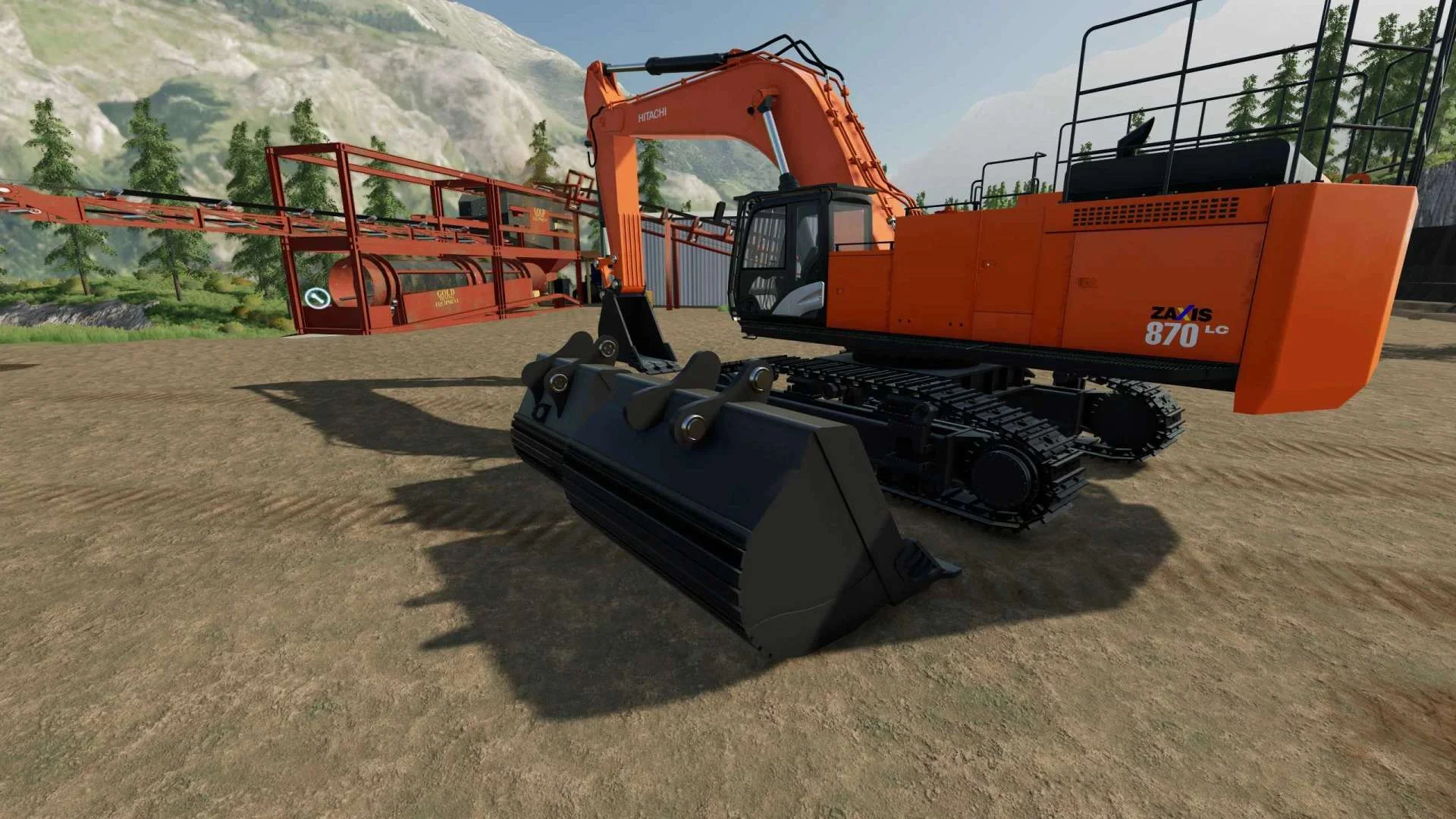 Hitachi Zaxis 870 LC v1.0 FS22 FS22 Mod Free Download