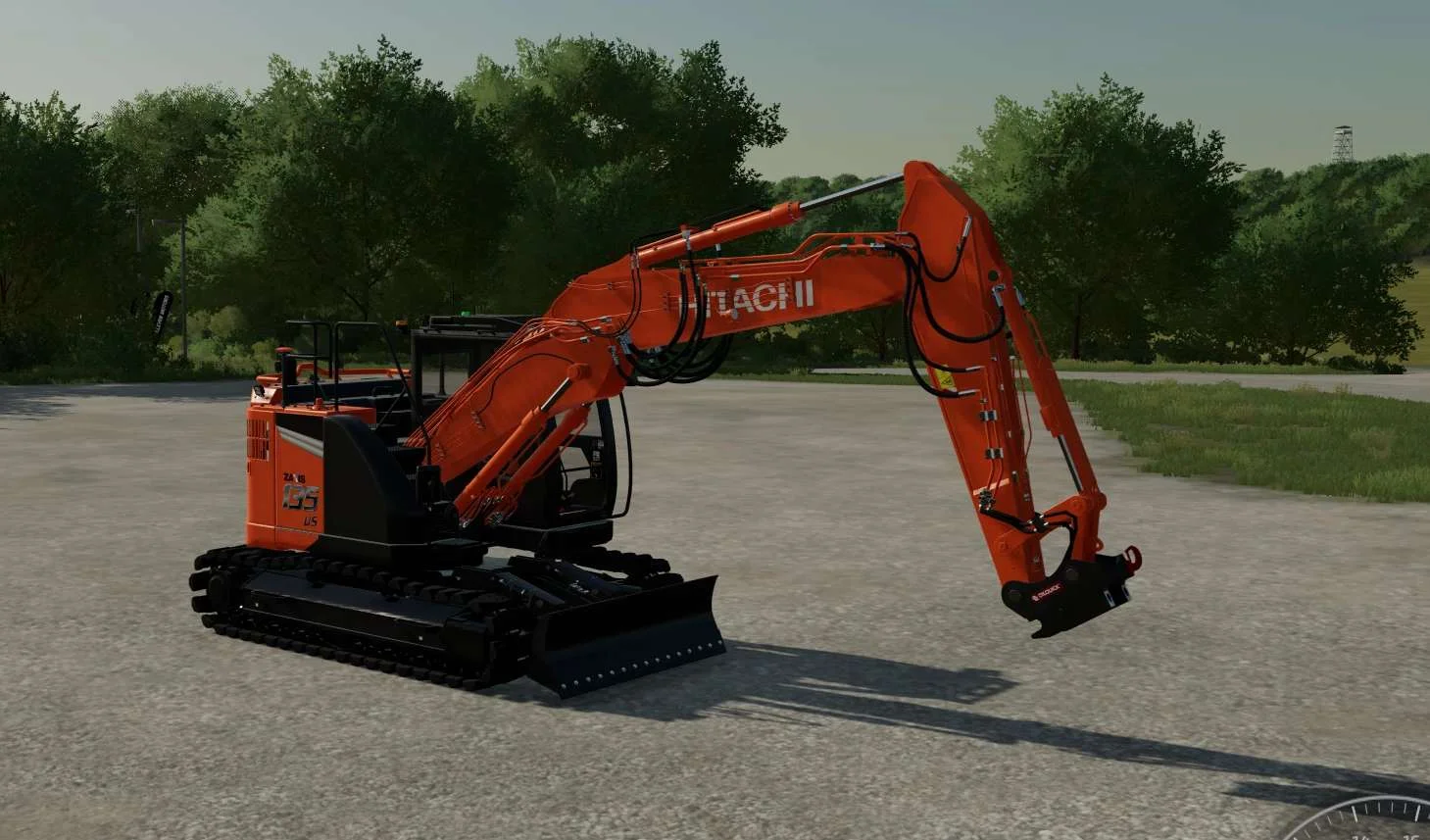Hitachi zx135-7 VA v1.0 FS22 FS22 Mod Free Download