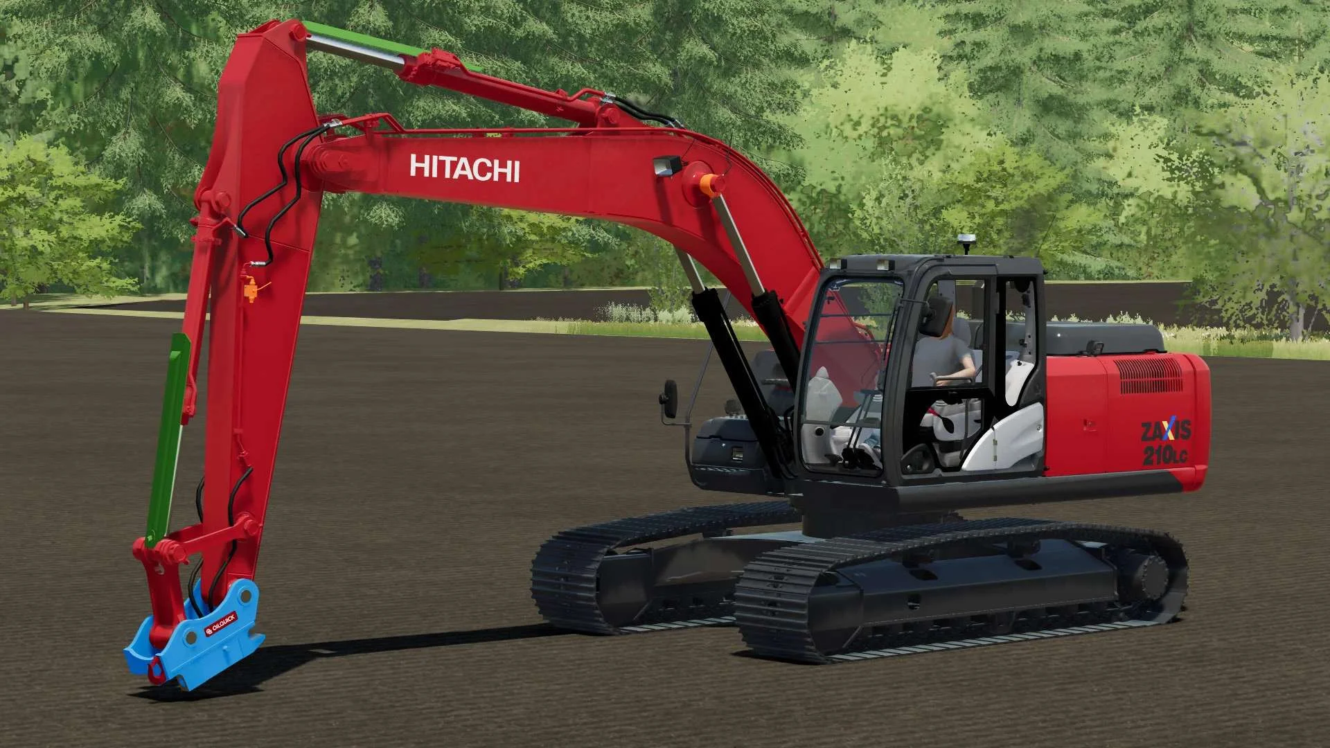 Hitachi ZX210-5 & ZX210LC-5 v1.0 FS22 FS22 Mod Free Download