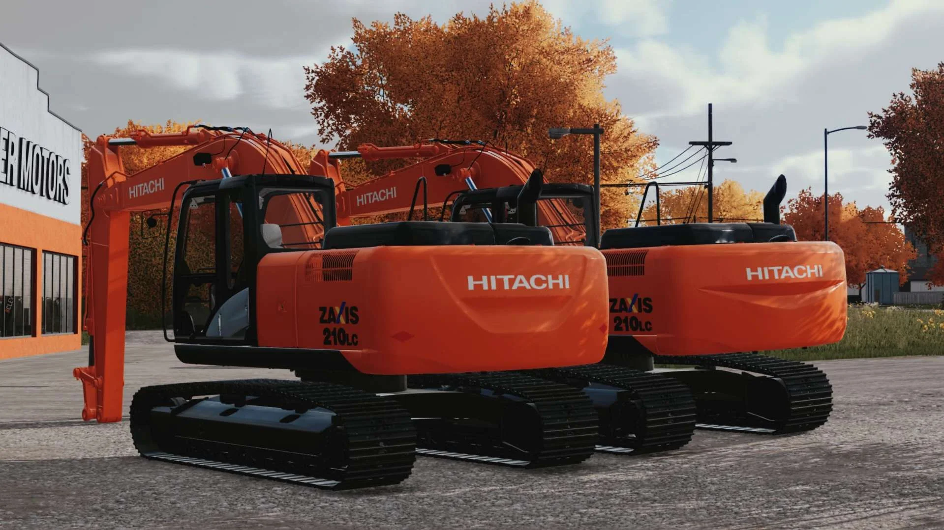 Hitachi ZX210 v1.0 FS22 FS22 Mod Free Download