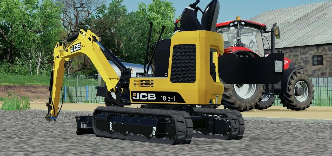 Jcb 18Z1 v1.0 FS22 FS22 Mod Free Download