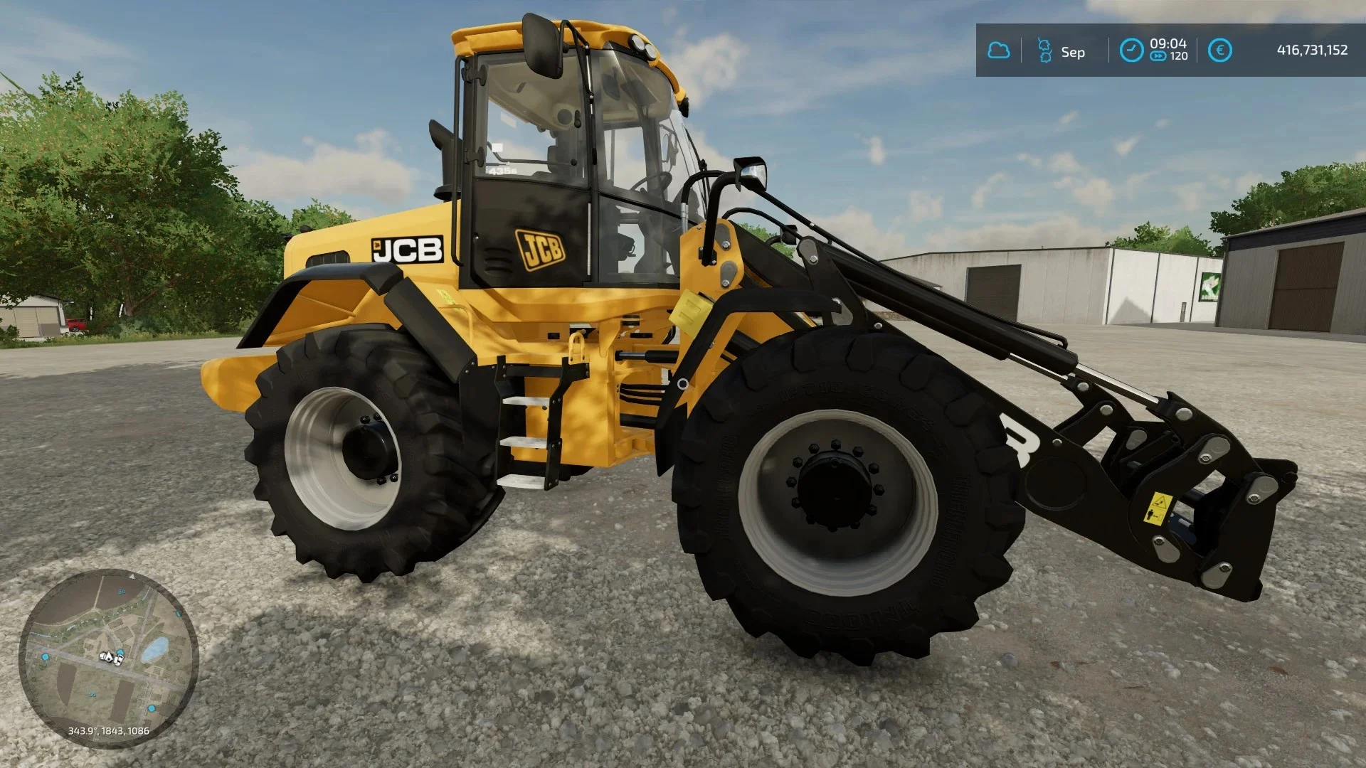 JCB 435 S v1.0 FS22 FS22 Mod Free Download
