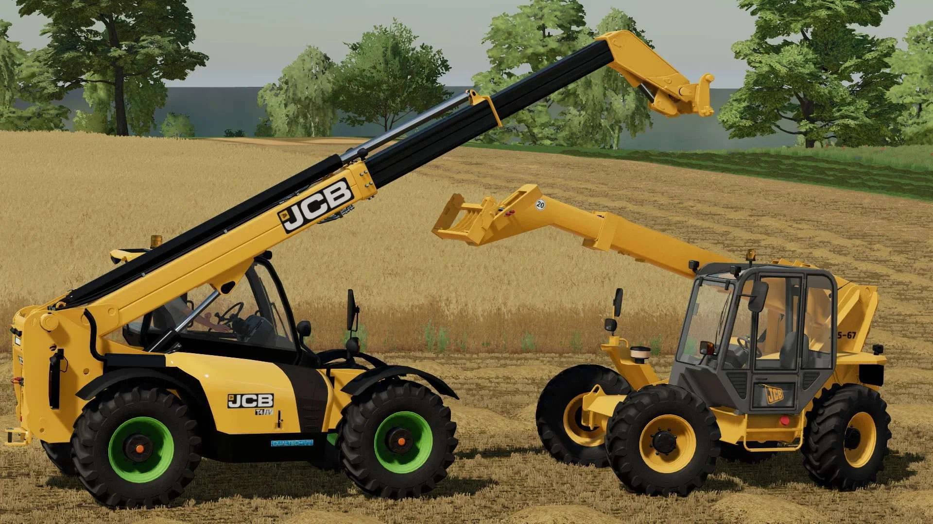 JCB 525-67 & 535.95 AgriPro v1.0 FS22 FS22 Mod Free Download