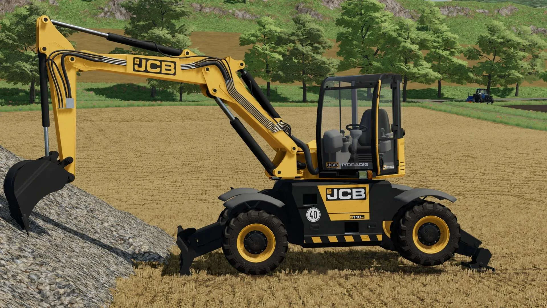 JCB Hydradig 110W v1.0 FS22 FS22 Mod Free Download