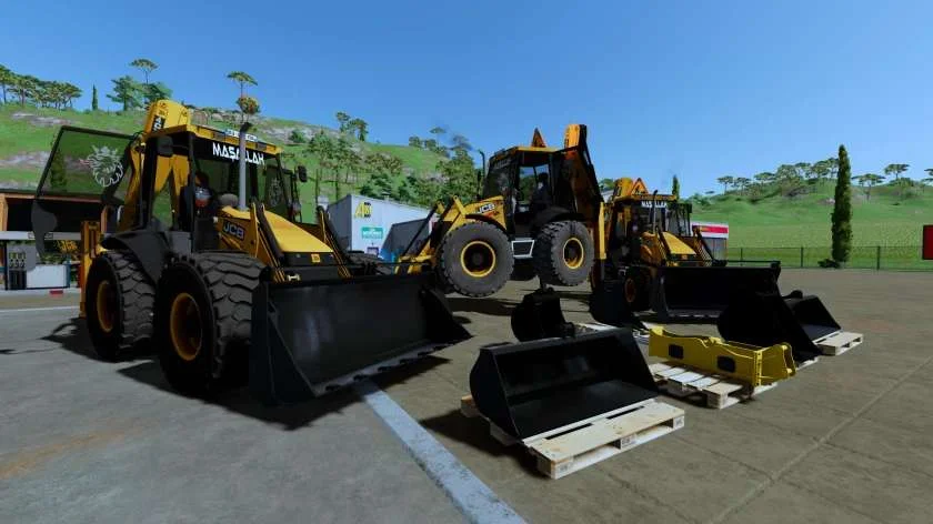 JCB Pack cx3/cx4 v1.0 FS22 FS22 Mod Free Download
