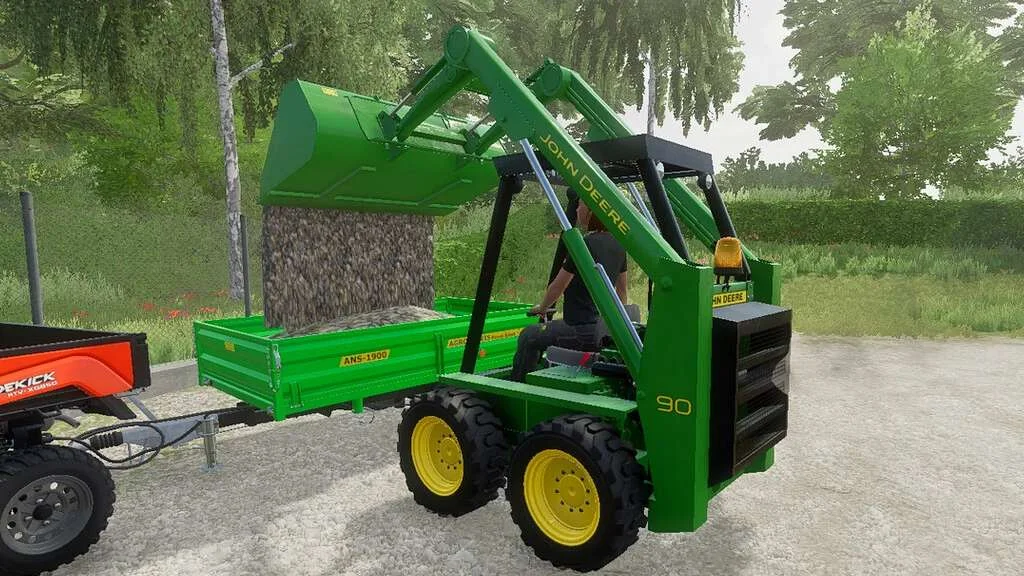 JD90 Skid Steer Loader v1.0 FS22 FS22 Mod Free Download