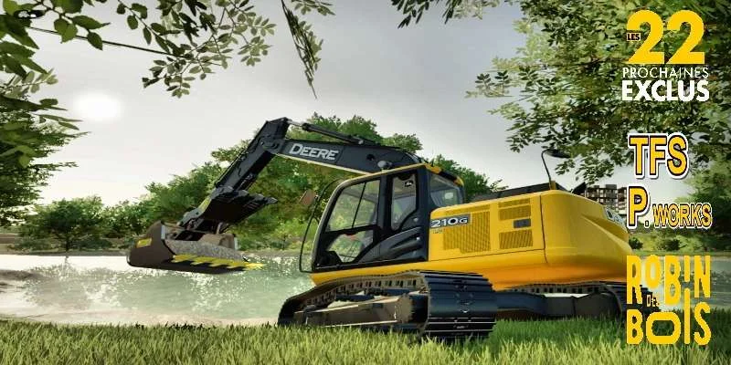 JOHN DEERE 210G EXCAVATOR  v1.2.0.2 FS22 FS22 Mod Free Download