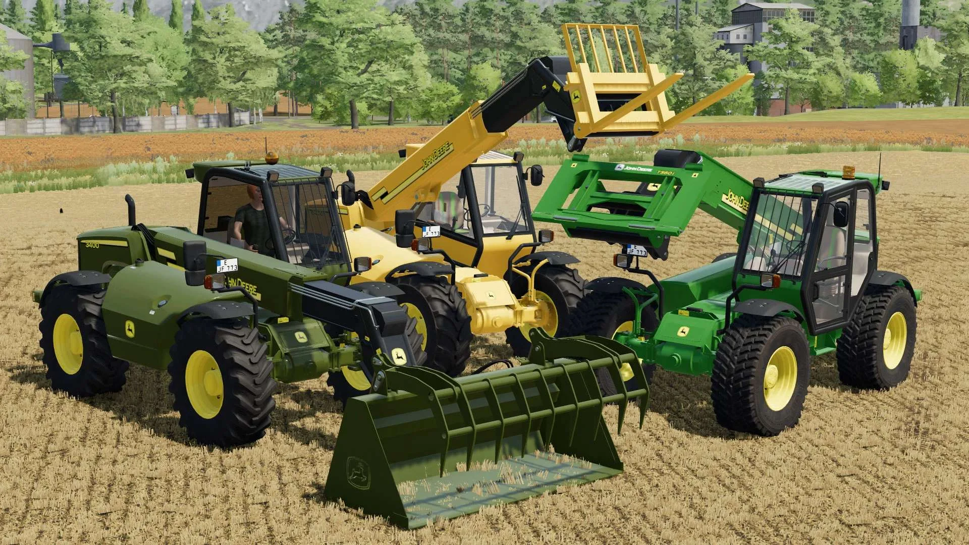John Deere 3400 Telehandler v1.0 FS22 FS22 Mod Free Download