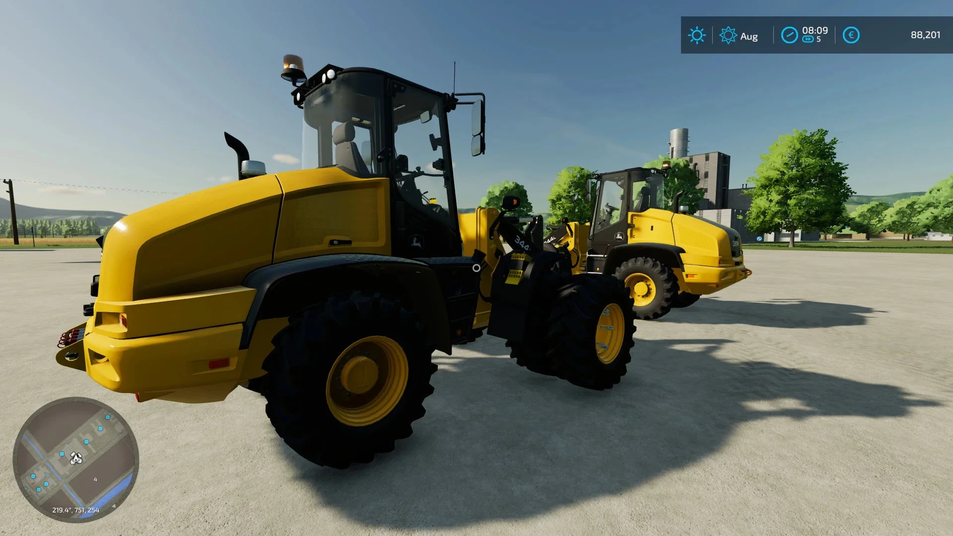 John Deere 344L With Strobes v1.0 FS22 FS22 Mod Free Download