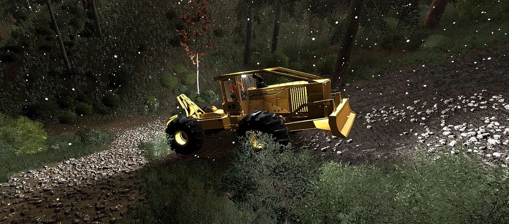 John Deere 640LII Cable Skidder v1.0 FS22 FS22 Mod Free Download