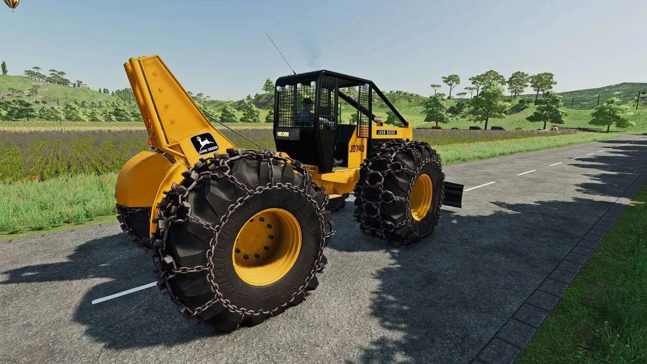 John Deere 740 Cable Skidder 4×4 v1.0 FS22 FS22 Mod Free Download