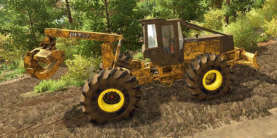 John Deere 748g iii Grapple Skidder v1.0 FS22 FS22 Mod Free Download