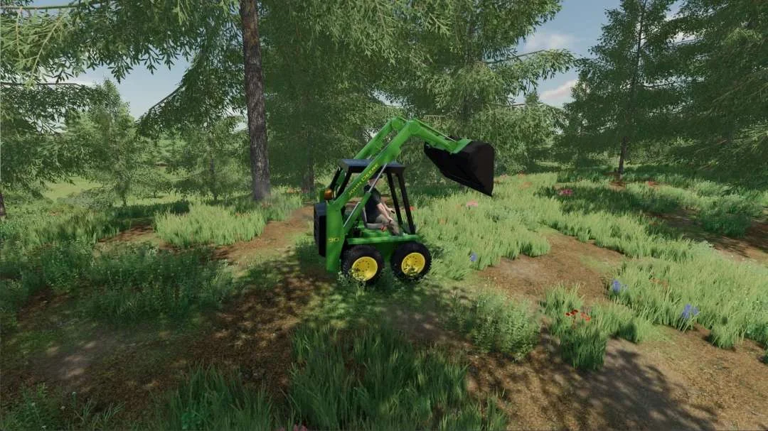 John Deere 90 skid steer v1.0 FS22 FS22 Mod Free Download
