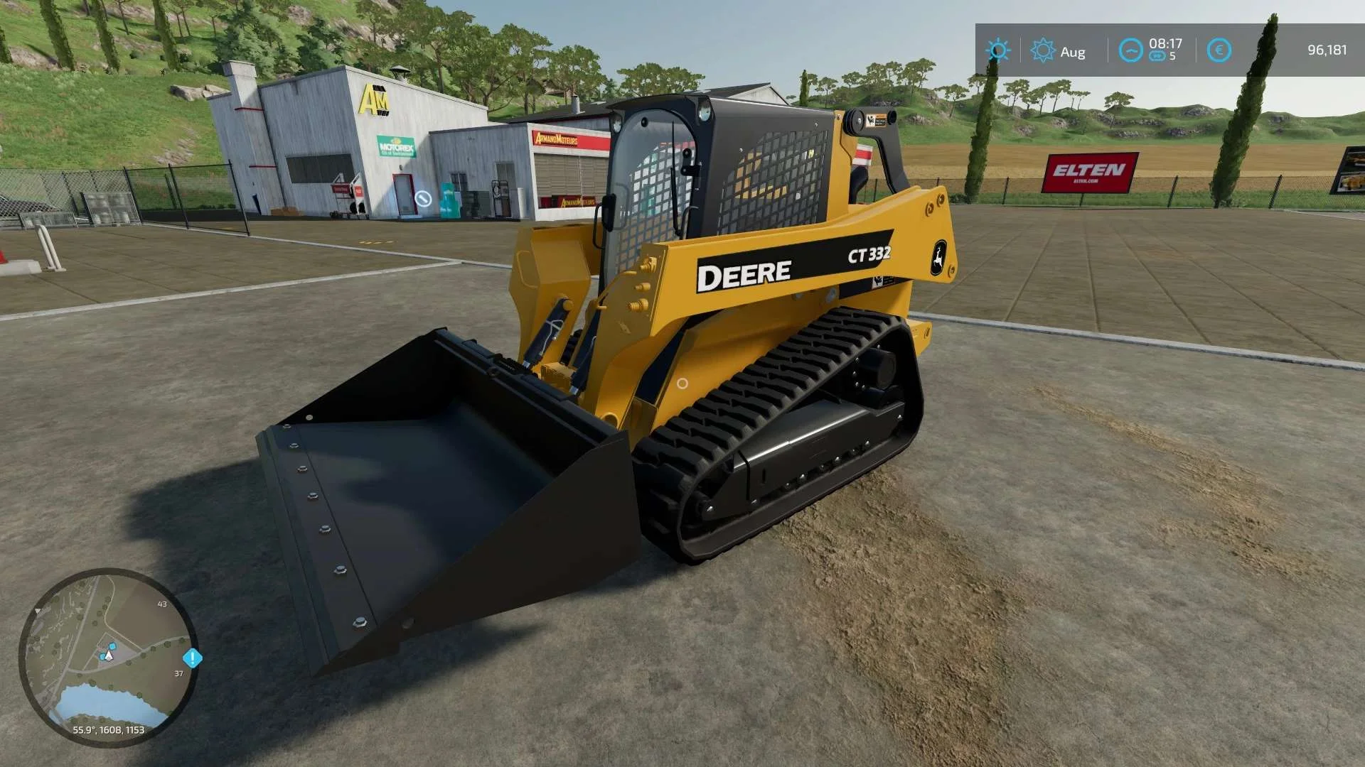 John Deere CT332 v1.0 FS22 FS22 Mod Free Download