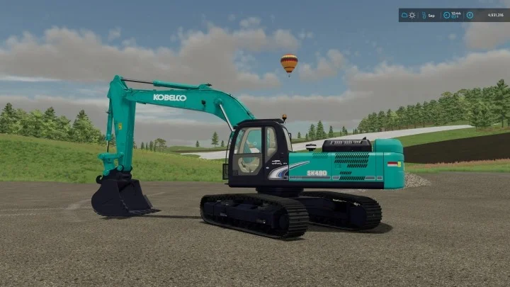 Kobelco SK-480 50t Excavator V1.0 FS22 FS22 Mod Free Download