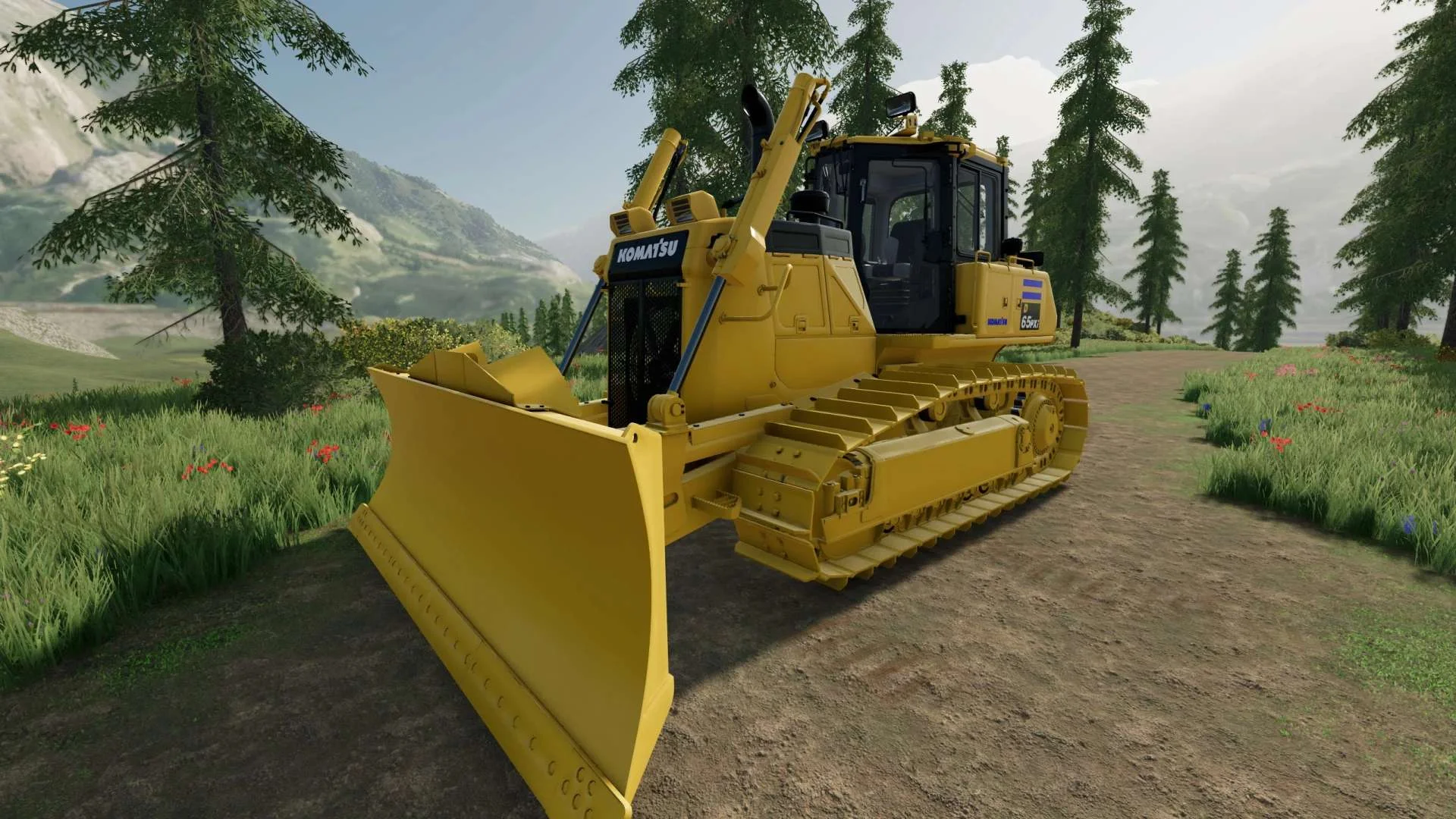 Komatsu D65PXi v1.0 FS22 FS22 Mod Free Download