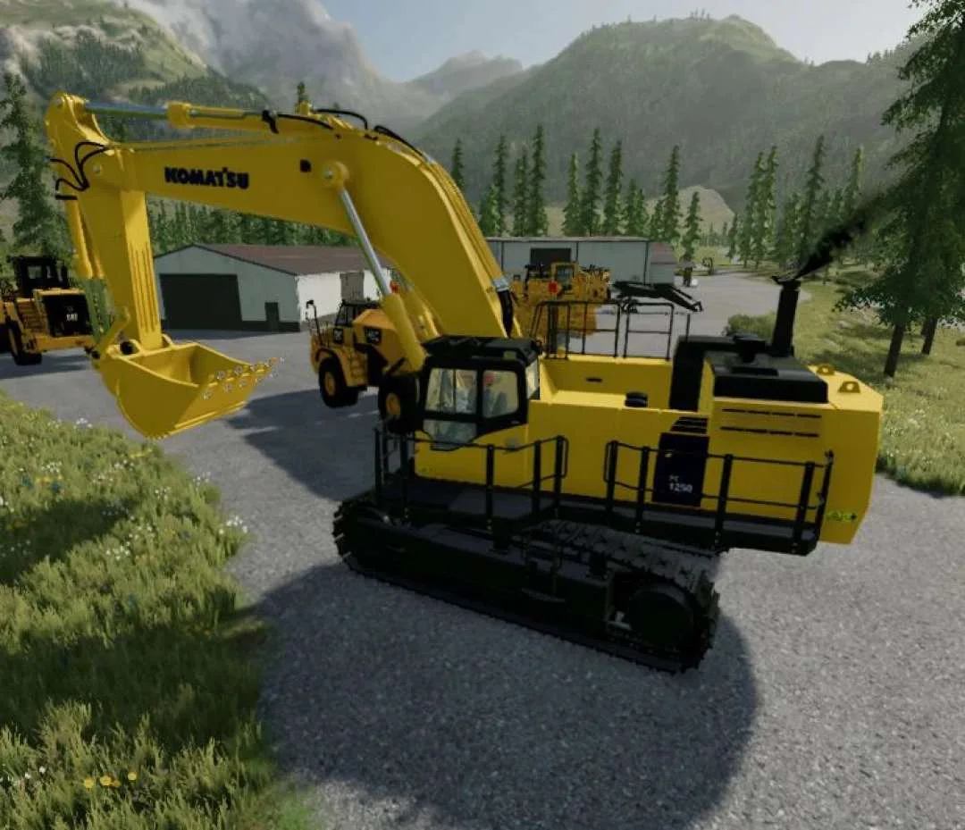 Komatsu PC 1250 v1.0 FS22 FS22 Mod Free Download
