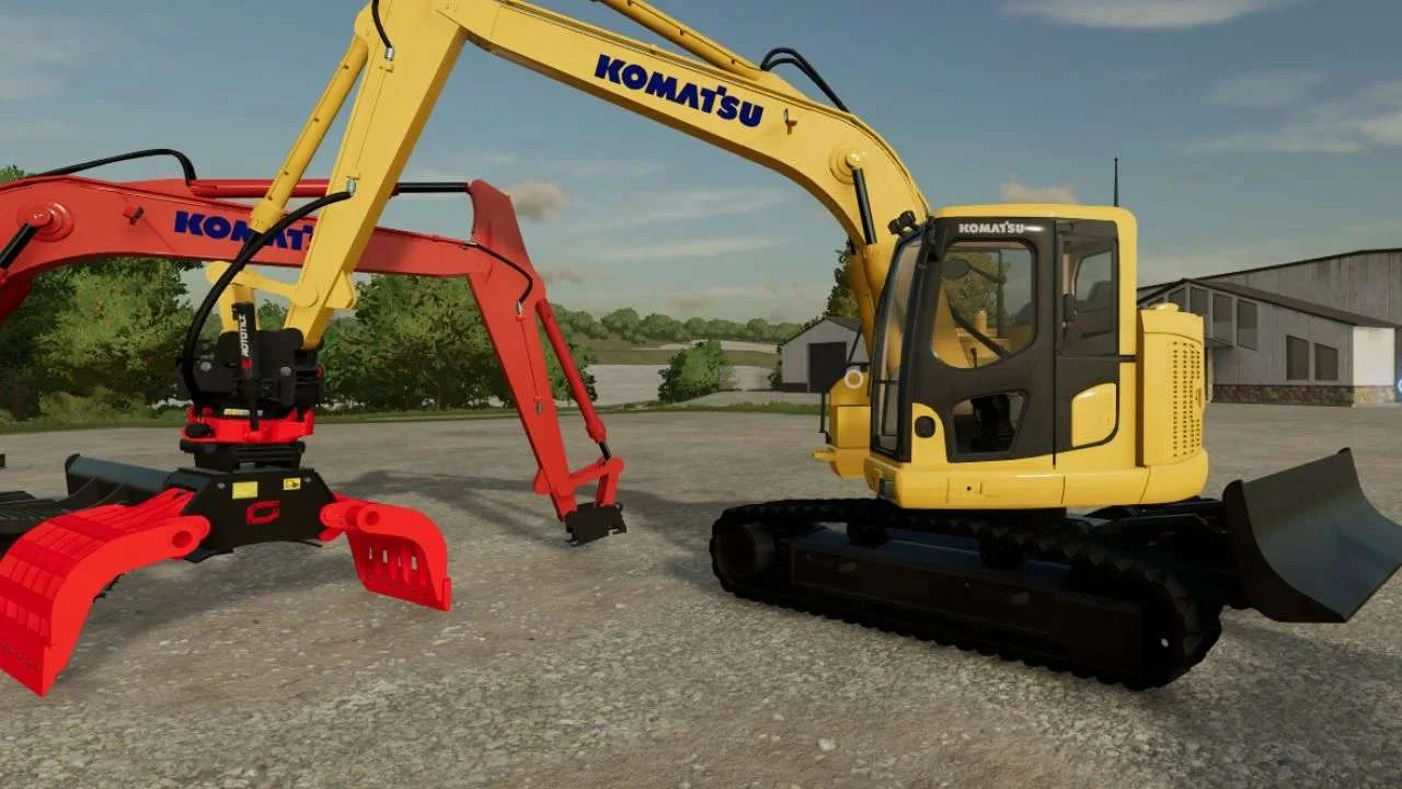 Komatsu PC138 USLC v1.0 FS22 FS22 Mod Free Download