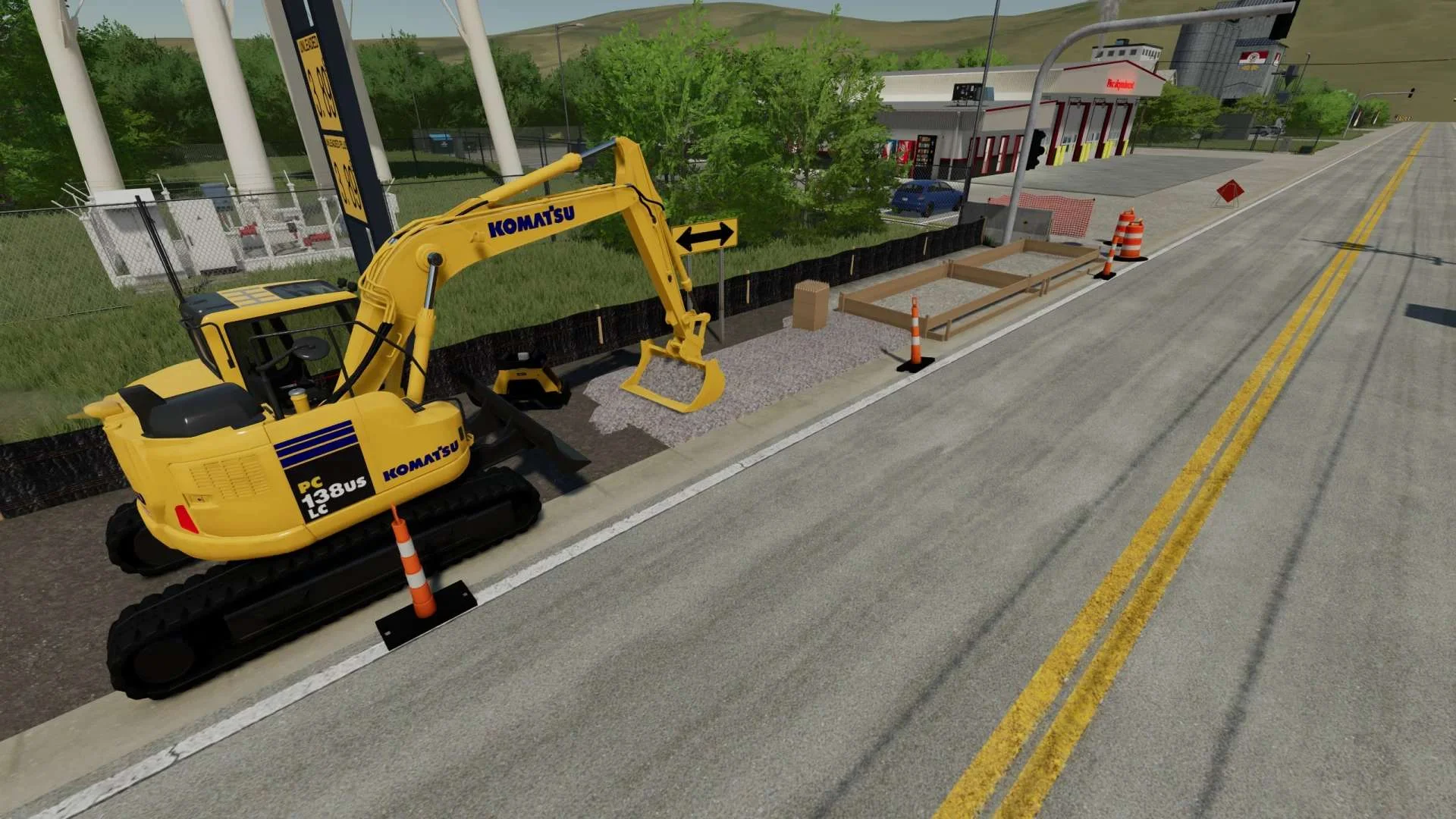 Komatsu PC138USLC-11 v1.0 FS22 FS22 Mod Free Download