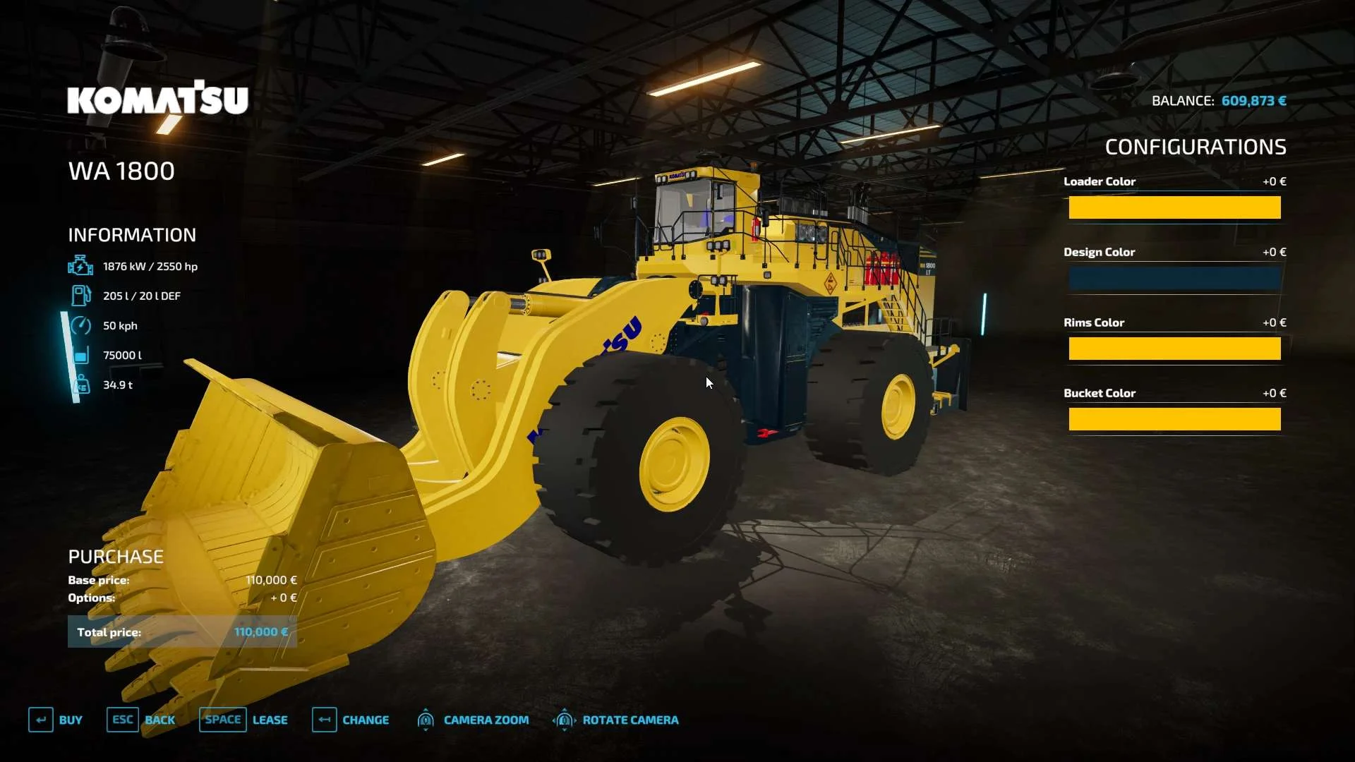 Komatsu WA-1800 v1.0 FS22 FS22 Mod Free Download