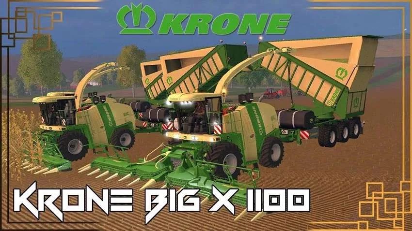 Krone bigx 1100 Cargo V1.0 FS22 FS22 Mod Free Download