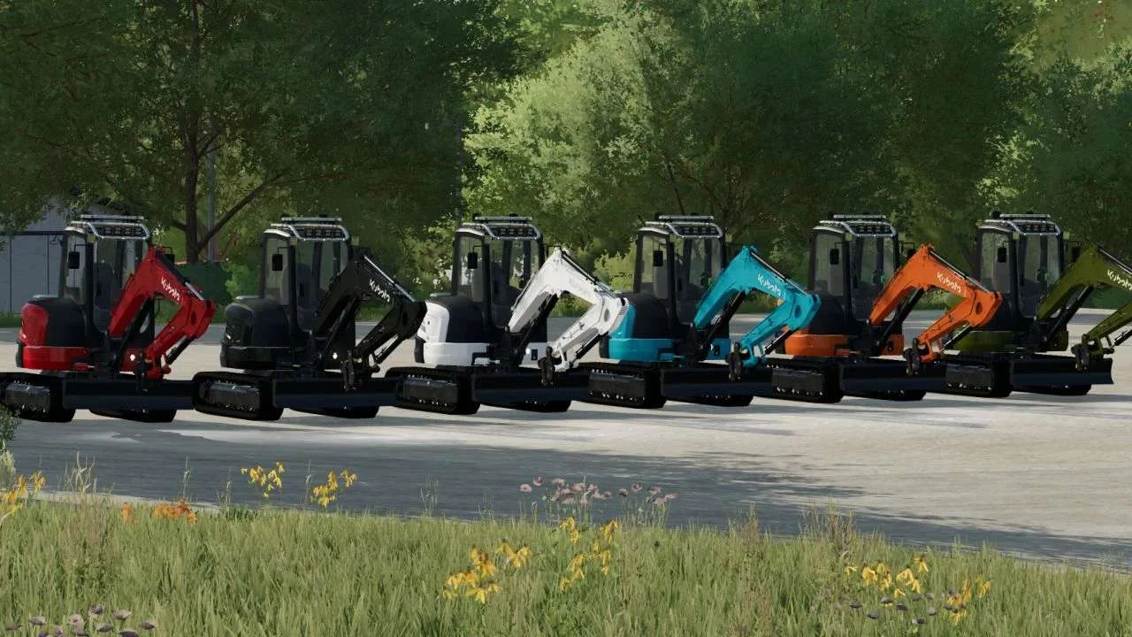 Kubota U48 Edited v1.0 FS22 FS22 Mod Free Download