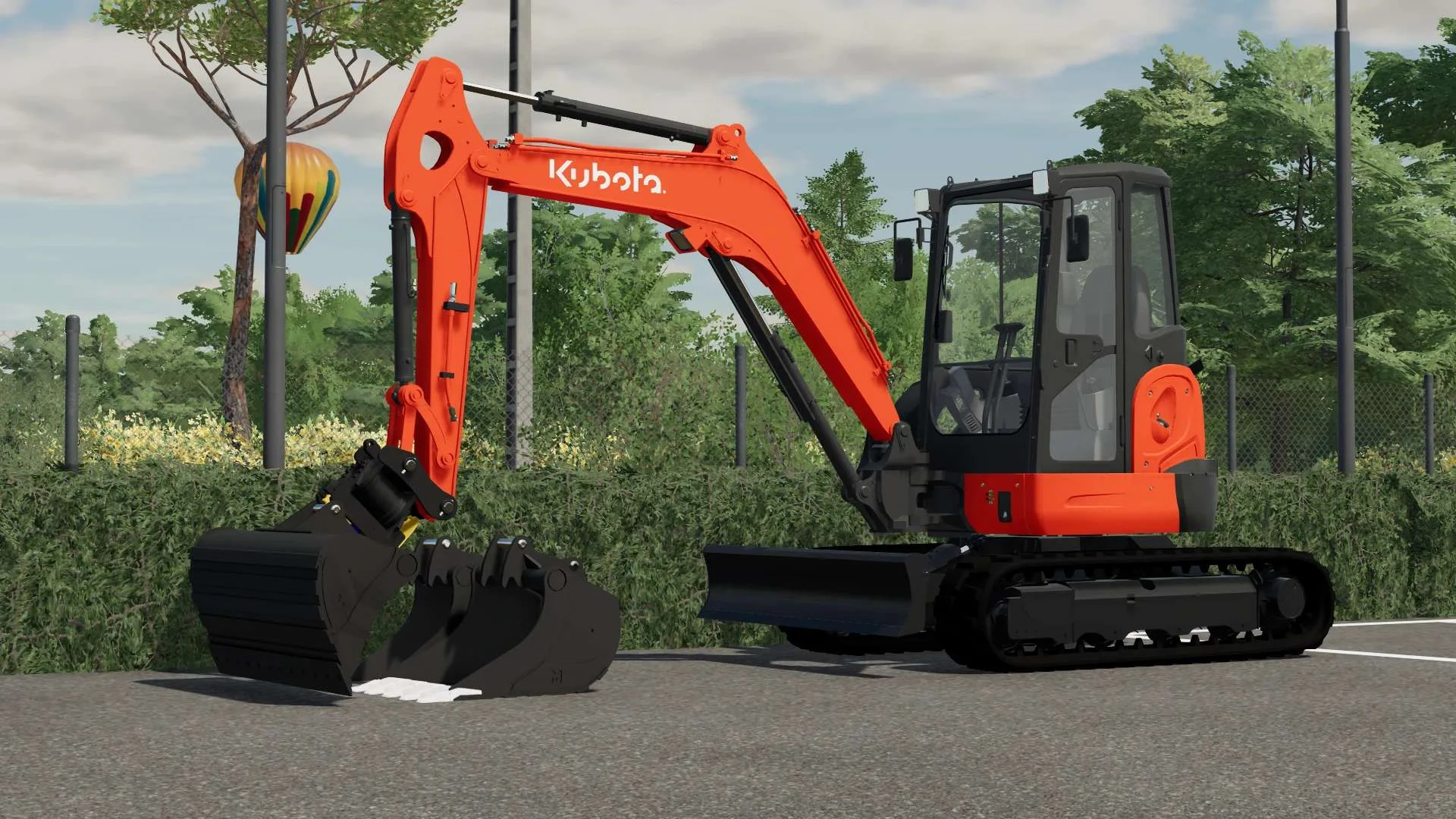 Kubota U48 v1.0 FS22 FS22 Mod Free Download