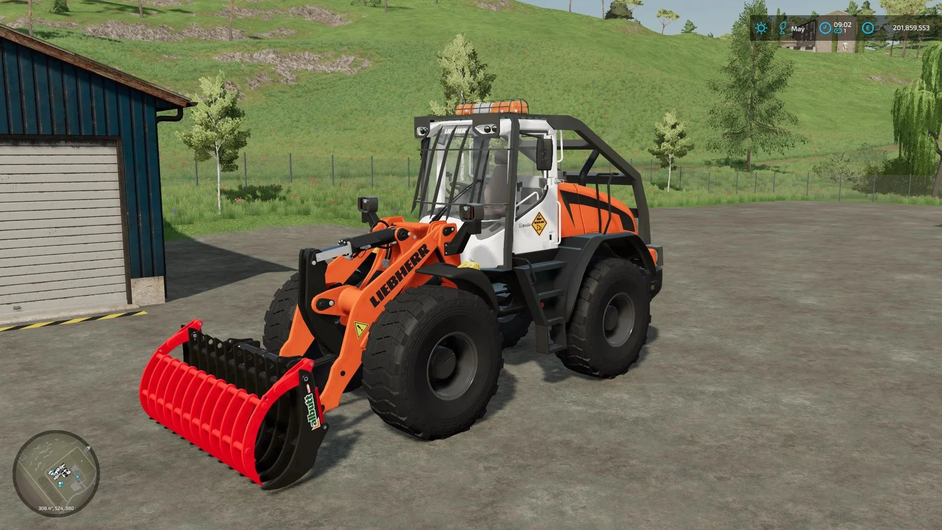 Liebheer L-538 Forestry v1.0 FS22 FS22 Mod Free Download