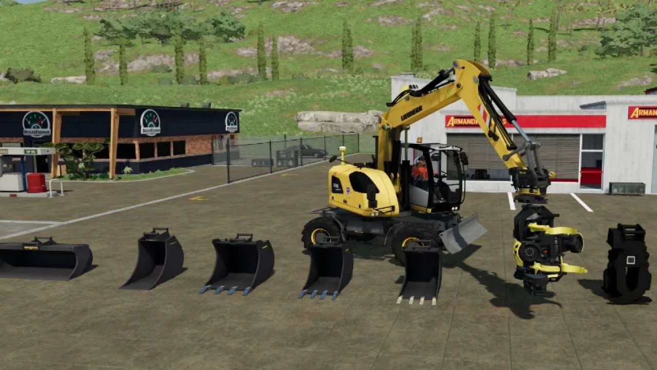 Liebherr 918C + Tool Pack v1.0 FS22 FS22 Mod Free Download