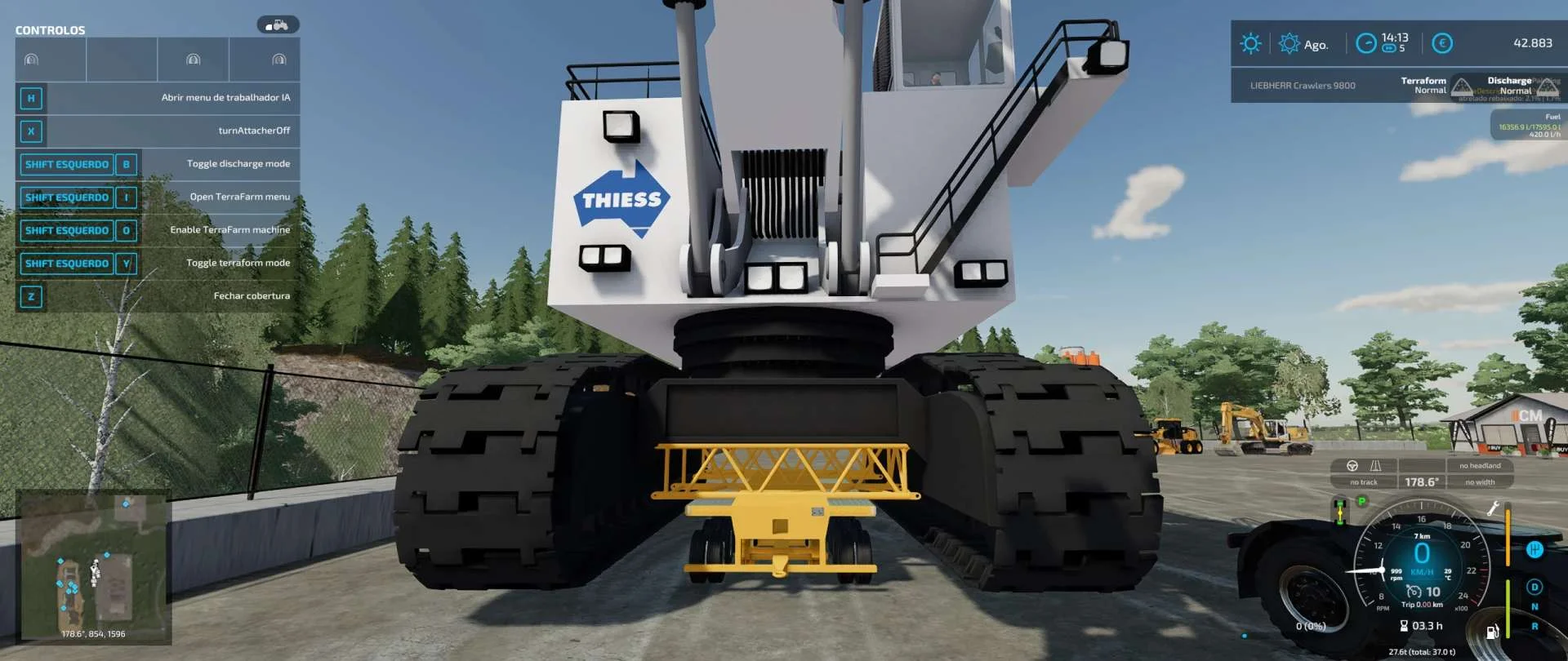 Liebherr 9800 v2.0 FS22 FS22 Mod Free Download