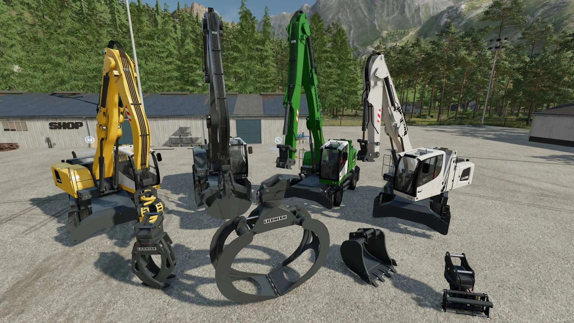Liebherr LH26 v1.0 FS22 FS22 Mod Free Download