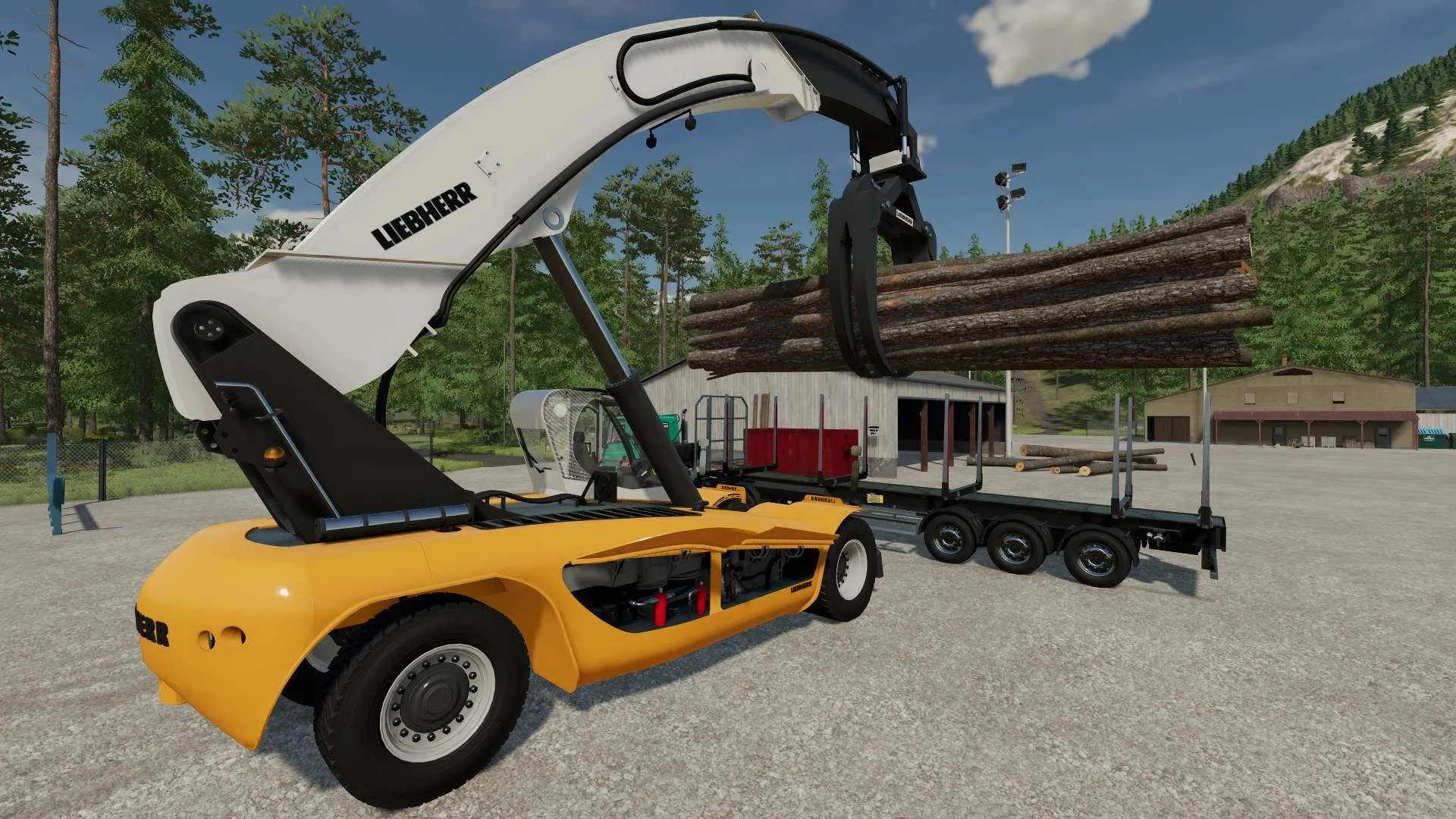 Liebherr LRS 645 v1.0 FS22 FS22 Mod Free Download