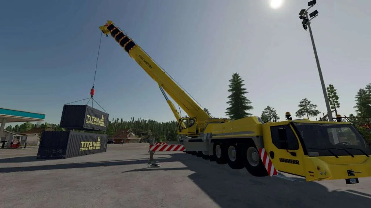 Liebherr LTM1450 Mobile Crane v1.0.0.1 FS22 FS22 Mod Free Download