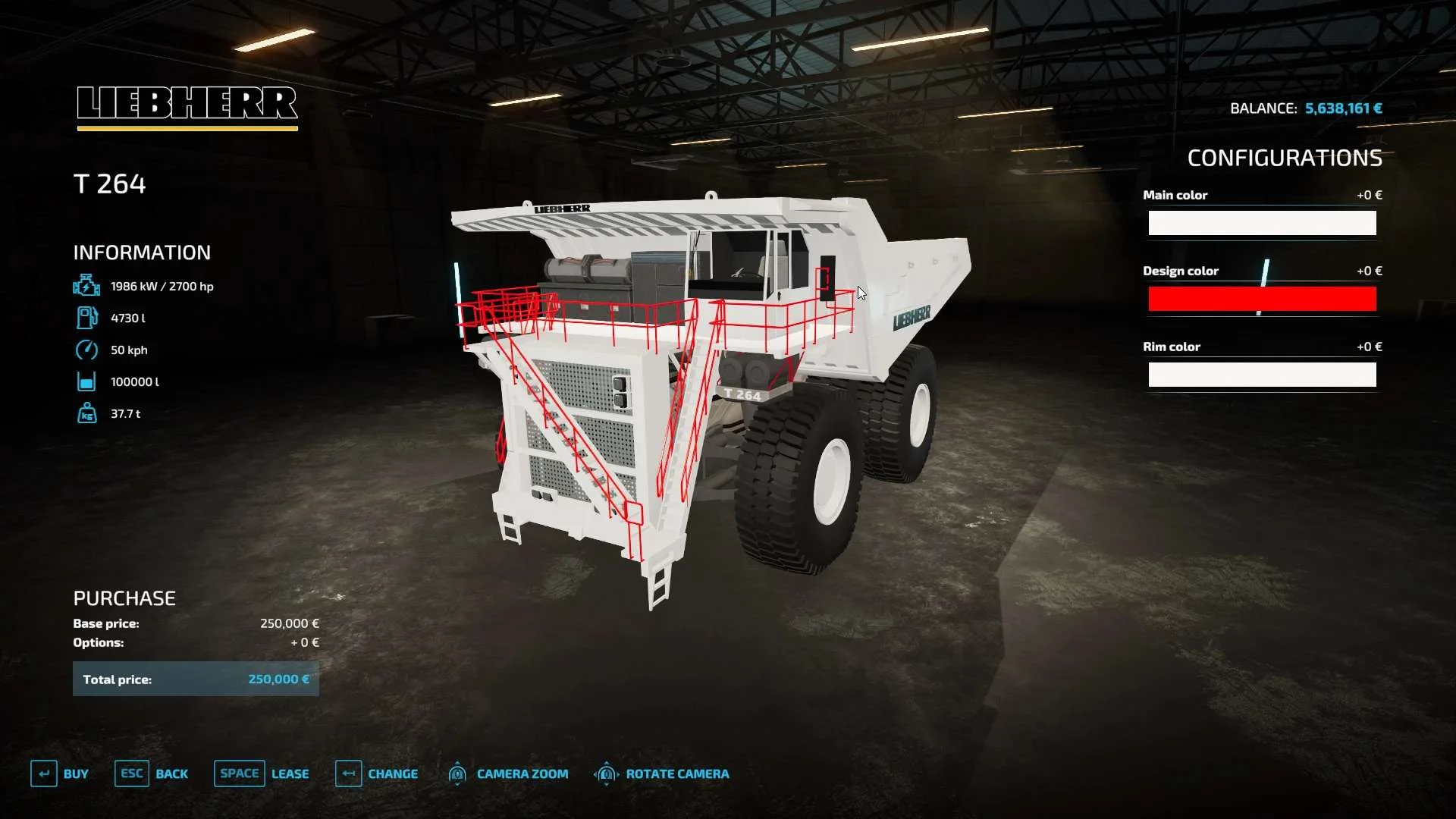 Liebherr T-264 Mining Truck V1.0 FS22 FS22 Mod Free Download