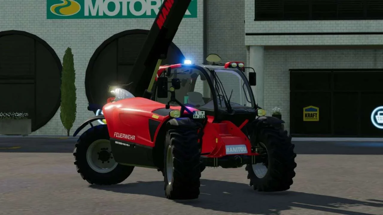 Manitou 840 Fire Department v1.5 FS22 FS22 Mod Free Download