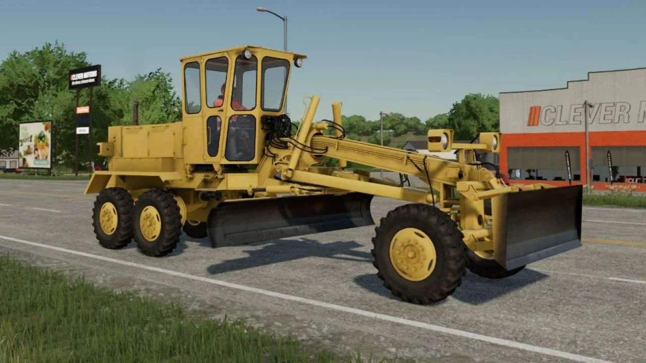 Motor grader DZ-143 v1.0 FS22 FS22 Mod Free Download